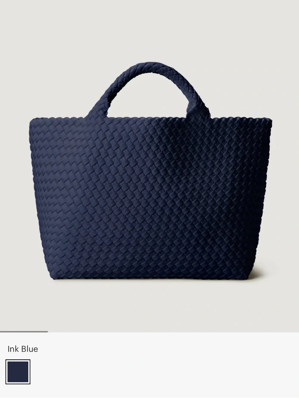 Woven Tote and Pouch Set - Navy